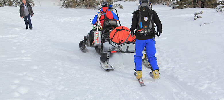 Gevallen tijdens het skiën. Wat nu?